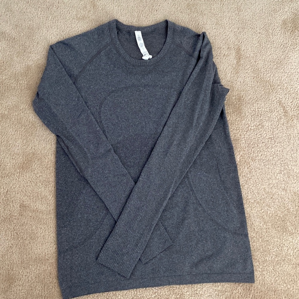 Gray Lululemon Swiftly Tech Longsleeve